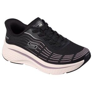 Skechers Women's Hands Free Swift Fit Stretch Knit Sneaker Size 9 Black/Purple